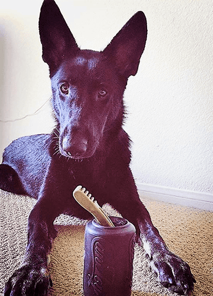 Magnum Can Toy Rubber Dog Chew Toy for Extreme  Chewers | Treat Dispenser | USA Made
