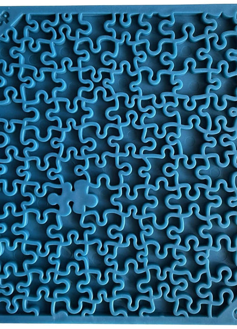 Jigsaw Puzzle eMat - Enrichment Lick Mat for Dogs and Cats | eMat Enrichment Toy for Anxiety Relief | USA Made