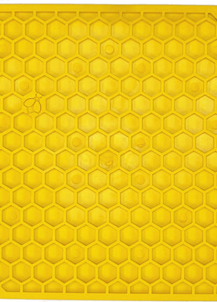 Honeycomb eMat - Enrichment Lick Mat for Dogs and Cats | eMat Enrichment Toy for Anxiety Relief | SodaPup