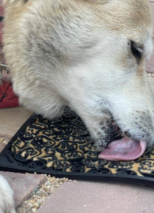 Zombie eMat - Enrichment Lick Mat for Dogs and Cats | Halloween Skull Design | SodaPup