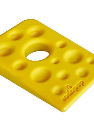 Swiss Cheese Wedge Nylon Dog Chew Toy for Aggressive Chewers | SodaPup