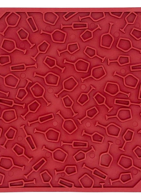 Vino Dog eMat - Enrichment Lick Mat For Dogs and Cats | Wine-Inspired Design| SodaPup