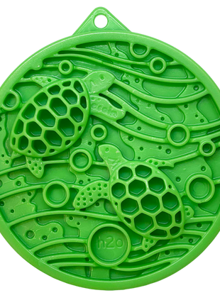 Water Nylon eCoin Durable Enrichment Snacking Coin for Dogs | USA-Made Lick Mat Alternative