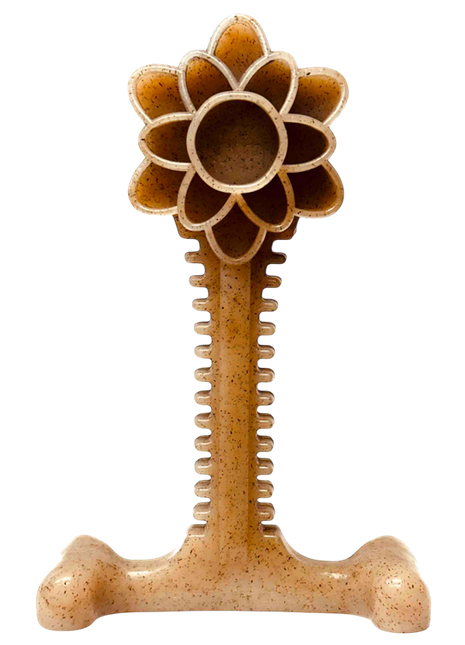 Honey Bone Dental Flower Tower - Indestructible Nylon Dog Chew Toy XL | USA