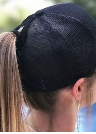 Ladies' Dog Trainer Life Ponytail Trucker Hat | Breathable Fit